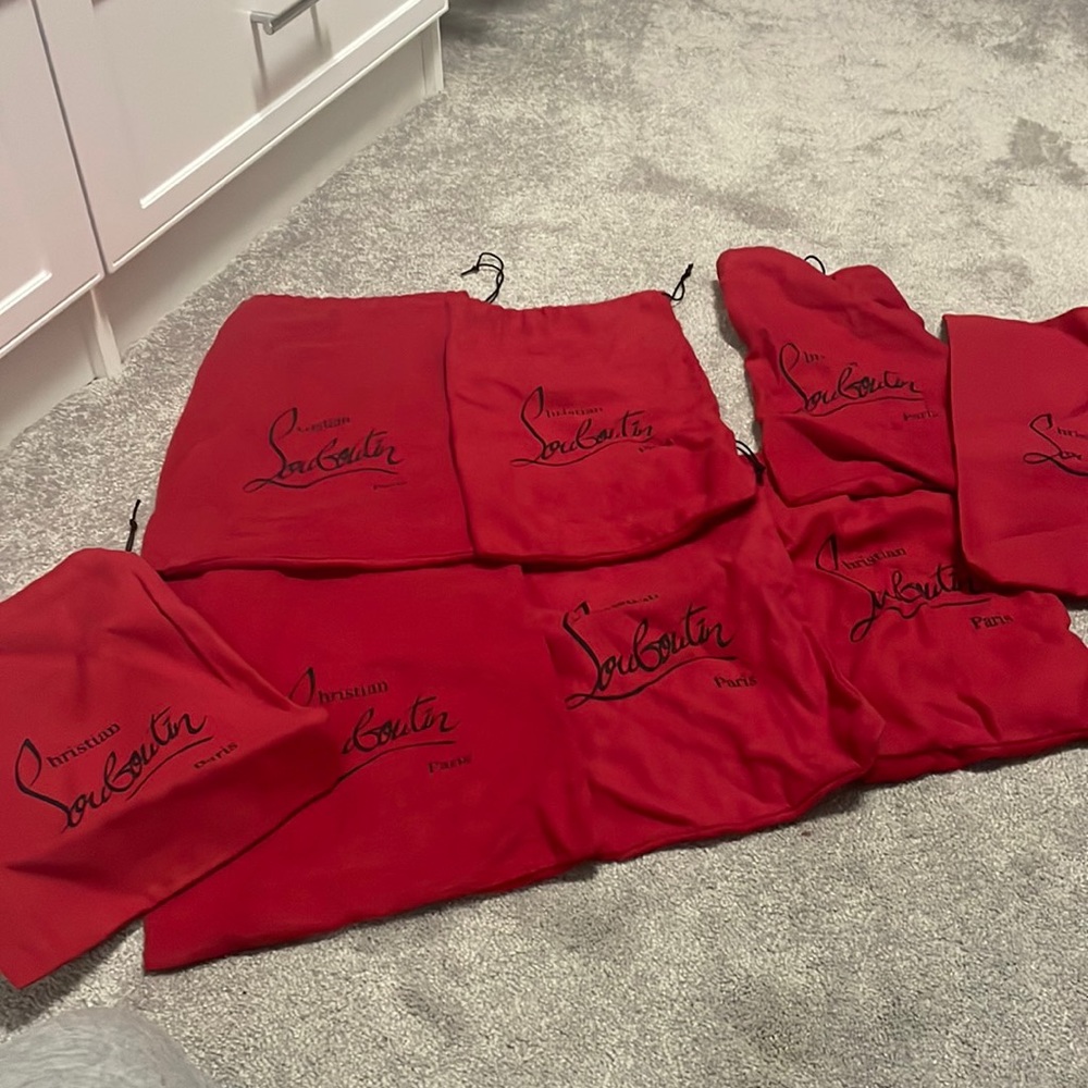 NWT 8 Christian Loubiton dust covers